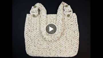 Crochet: Bolso Casual Crochet: Bolso Casual