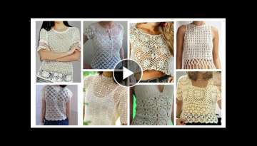 Most Beautiful &Creative Charming White Fashion Designer Embroidered Lace pattern CropTop Blouse