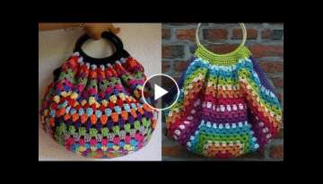 New Fabulous hand knitting crochet hand bag patterns //Crochet hand bags 2021 // Crochet patterns