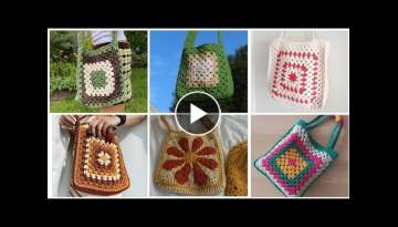 Beautiful - crochet knitting Handbags Designs Ideas
