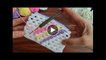 wow! How to make crochet very easy money gold jewelry wallet mini purse/Money knit gold jewelry w...