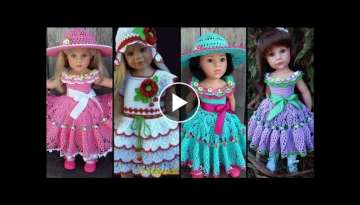 Amazing crochet frooks for little girls - latest collection of 2021