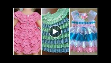 Crochet baby frocks patterns - Most Demanding & Favorite Comfortable crochet baby frocks & dresse...