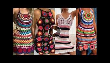 Outstanding and trending crochet bodycon dresses crochet handmade pattern Crochet dress 2022