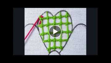 Hand Embroidery New Style Amazing Flower Design Idea With Simple Easy Following Stitch Tutorial