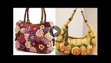 Most beautiful crochet handbag designs and crochet bag new design | crochet purses and bags