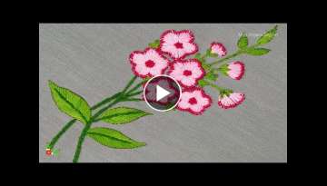 Embroidery with cotton thread, Cotton thread embroidery, Cotton thread craft, embroidery videos