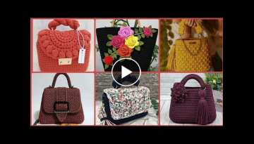 Most Beautiful & Stylish Crochet Purses & Bags Designs Ideas 2022
