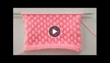 Beautiful Knitting Stitch Pattern For Sweater/Cardigan/Blanket