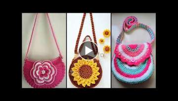 Girls College University Wear Long Chain Crochet Long Purse Design Ideas 2022/Beautiful Shoulderb...