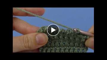 Reverse Single Crochet (right-handed version)