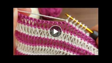 Super Easy Crochet Knitting - Tığ İşi Çok Güzel Örgü Modeli