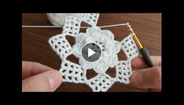 Super Easy Crochet Knitting Motif -Awesome Very Beautiful Crochet Motif Making
