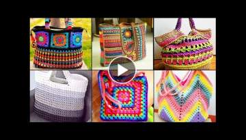 New Creative Beautiful Colorful Crochet Purse design/Crochet Handbag design & Ideas