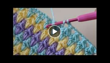 Super Easy Crochet Baby Blanket İce Cream Pattern For Beginners - Trend Crochet Blanket Pattern