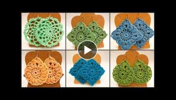 New Stylish Luxury's Lightweight Crochet Earring's Design ideas/Easy Crochet Patterns