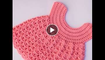 Crochet girl dress very easy