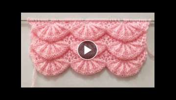 Beautiful Knitting Stitch Pattern For Cardigan/Girls Frock