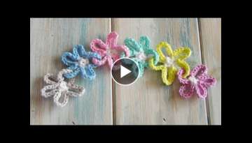 (crochet) How To Crochet Flower Chains - Yarn Scrap Friday
