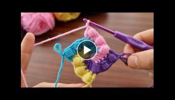 Super easy tığ işi Knitting motif making - Çok kolay muhteşem tığ işi motif yapımı
