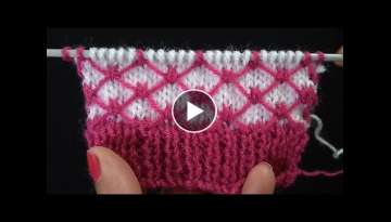 Two Colour Knitting Pattern