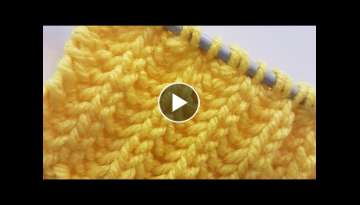 Gerçek Selanik Örgü / Knit Brioche Stitch
