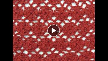Crochet: Punto Enrejado con Flor 