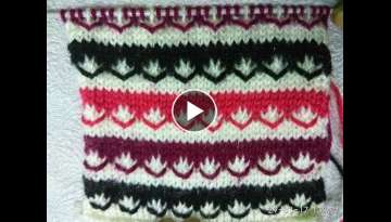Easy Multicolor Knitting Pattern 
