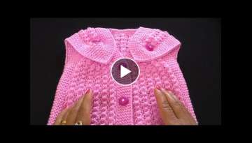Knitting Baby Cardigan | Jacket | Sweater | Vest (Part 2)