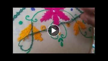 Hand Embroidery: Bey-Nazeer Tankka /Bey-nazeer stitch Part 2