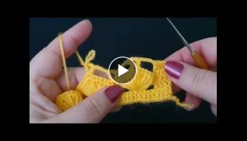 Filled crochet blanket, vest knitting pattern