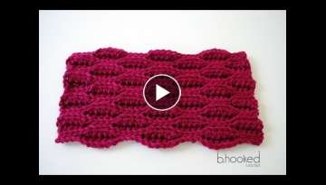 How to Crochet: Crochet Textured Wave Stitch Tutorial