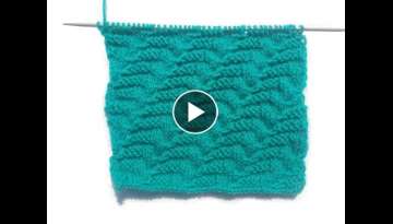 Single Colour Knitting Pattern for Sweater | Hindi
