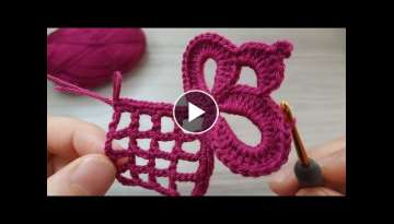 Very Beautiful Flower Crochet Pattern With Motif Model (Knitting Love)