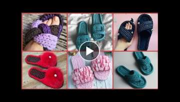 So Comfortable & Stylish Hand Made Crochet Slipers Designs Collections 2022-23