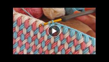 Easy Crochet Baby Blanket Zigzag Spike Pattern For Beginners
