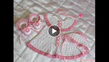 Crochet Baby dress| Free |Crochet Patterns| 561