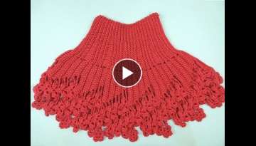 Crochet : Capa - Cuello