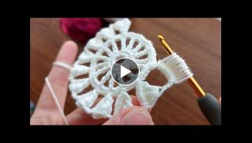 Super Easy Crochet Knitting Pattern. Very Easy Gorgeous Crochet Motif Making