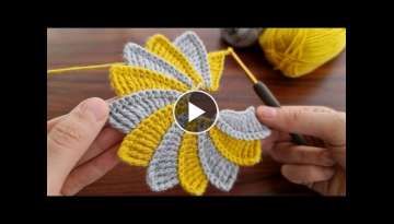 Super beautiful Motif Crochet Knitting Model - Çok Kolay Tığ İşi Örgü Şahane Motif Model