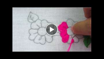 Hand embroidery nakshi kantha border line design