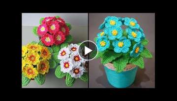 Stunning free crochet flower bouquet designs.