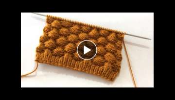 New Knitting Stitch Pattern For Gents/Ladies Sweater/Blankets