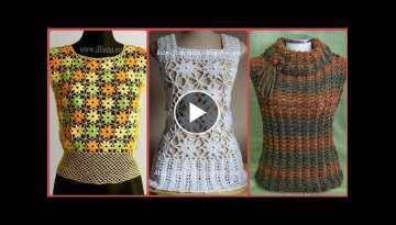 Most Beautiful & Stylish Crochet Tunic Top And Blouses Designs Collections 2022-23