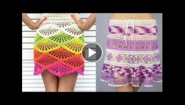 Most stylish and trendy crochet ladies skirt designs 2k20 || amazing new ideas