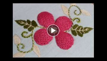 Hand Embroidery Designs | Pump lace stitch | Stitch and Flower -139