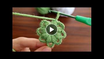 Super Easy Crochet Knitting Motif - Super Easy Crochet Motif Making
