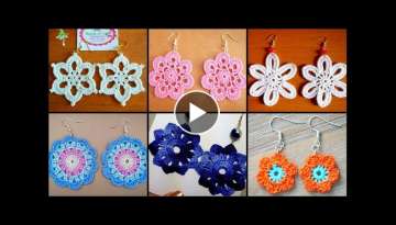 New Creative Lightweight Crochet Party Wear Earring's Designs ideas/Stuninng Crochet Patterns