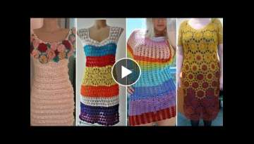 Beautiful and Very Decent Granny Square Blouse,Shirts Slim Bodycon DRESS DESIGN
