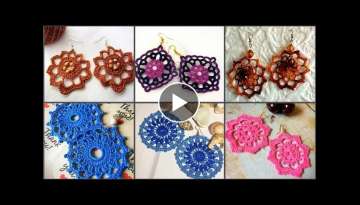 Elegent & Classy Lightweight Crochet Earring's Design Ideas/New Crochet Earring's Collection